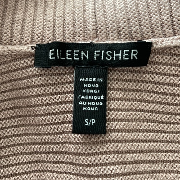 { Eileen Fisher } - Cashmere Silk Long Cardigan Sweater - Picture 5 of 5